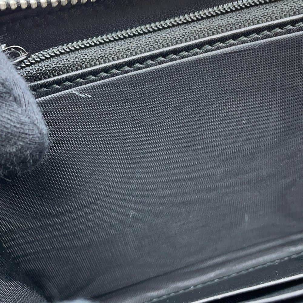グッチ 長財布 GGスプリーム アラベスク 410102 GUCCI ラウンドファスナー 財布 黒