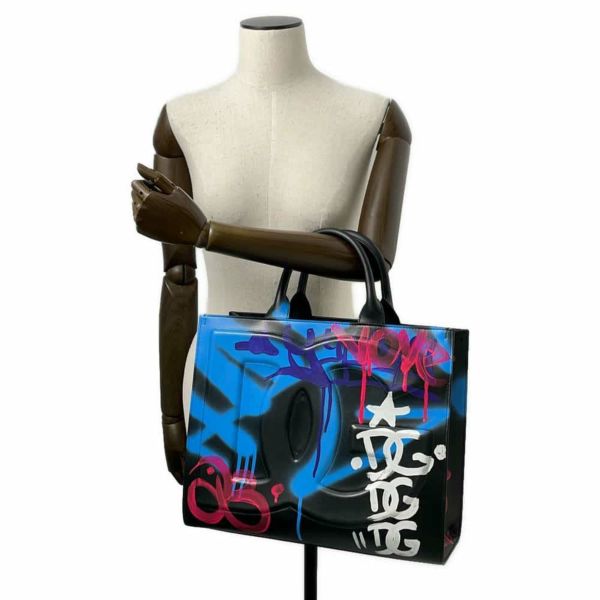 ドルチェ&ガッバーナ トートバッグ DGデイリー レザー BM7277 AE770 DOLCE&GABBANA 黒