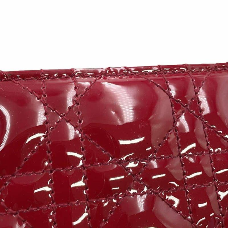 ディオール ハンドバッグ レディディオール カナージュ ミディアム パテント VRB44551 2way