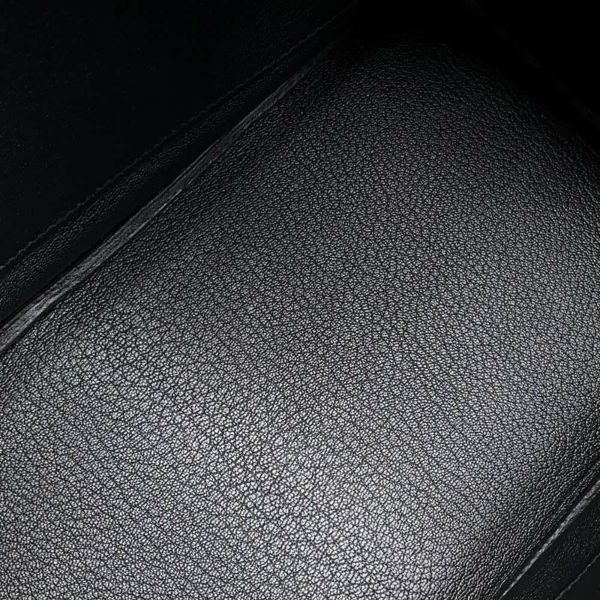 エルメス バーキン30 ブラック/シルバー金具 トゴ □N刻印 HERMES Birkin ハンドバッグ 黒