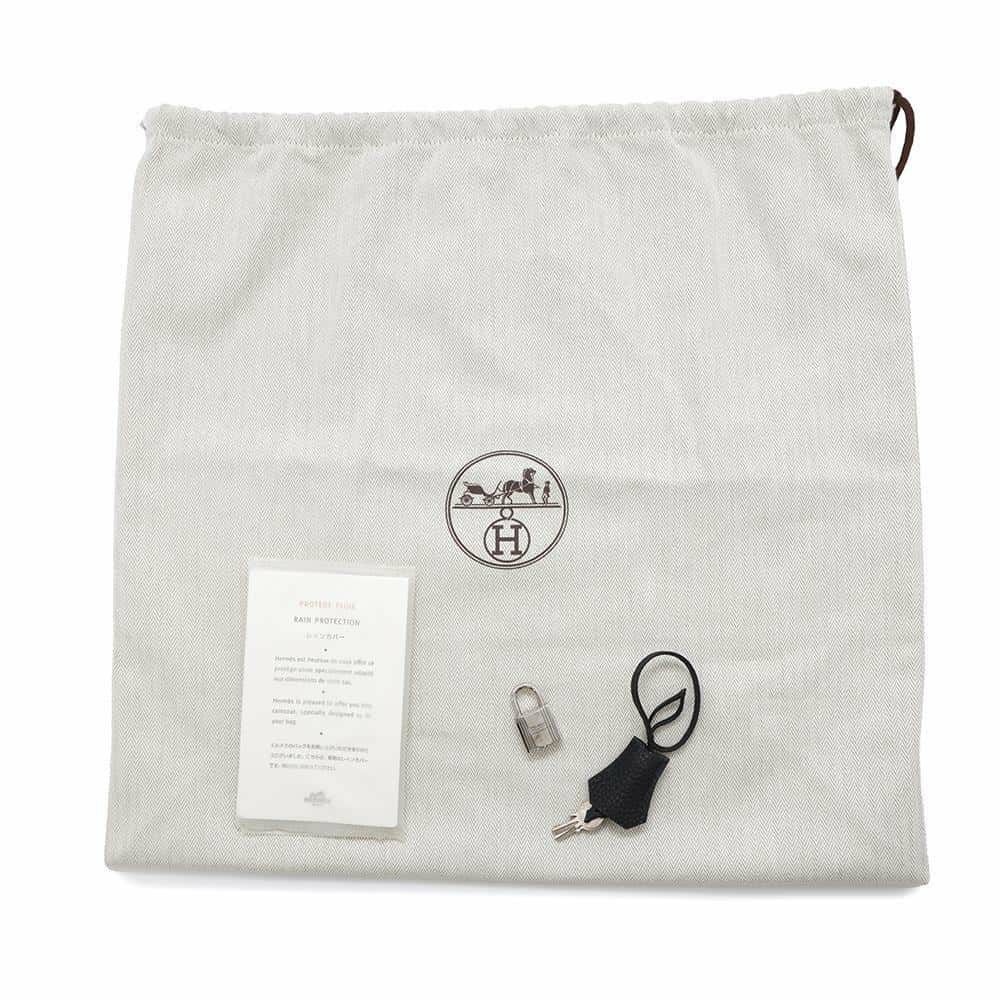 エルメス バーキン30 ブラック/シルバー金具 トゴ □N刻印 HERMES Birkin ハンドバッグ 黒