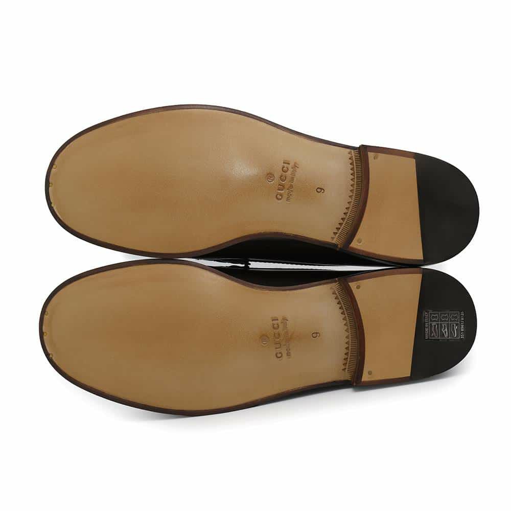 グッチ ローファー ホースビット レザー メンズサイズ9 GUCCI 靴