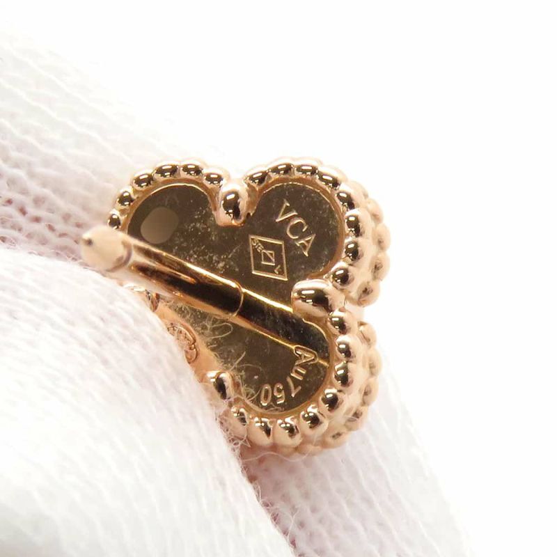 ヴァンクリーフ&アーペル ピアス スウィート アルハンブラ ピアス カーネリアン K18PG VCARN6BO00