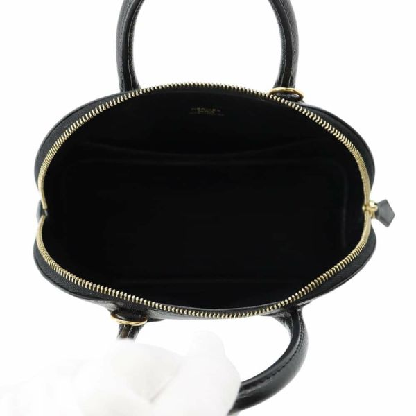 エルメス ボリード1923 ミニ ブラック/ゴールド金具 シェブルミゾル A刻印 2wayショルダー 黒