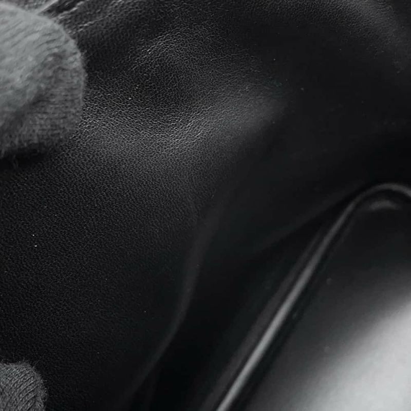 エルメス ボリード1923 ミニ ブラック/ゴールド金具 シェブルミゾル A刻印 2wayショルダー 黒