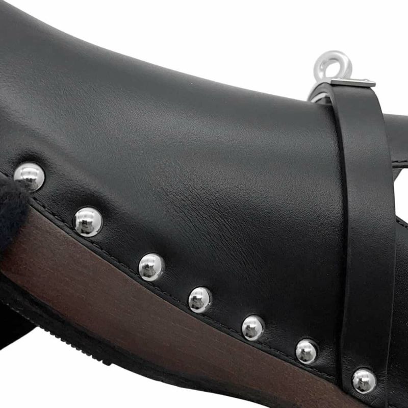 エルメス ミュール カルロッタ ケリー カーフレザー レディースサイズ38 HERMES 靴 黒