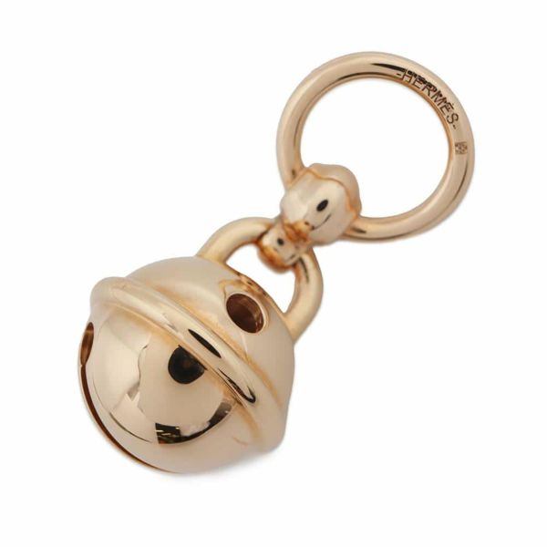 エルメス スカーフリング ツイリーリング ベル ピンクゴールド金具 HERMES アクセサリー 鈴