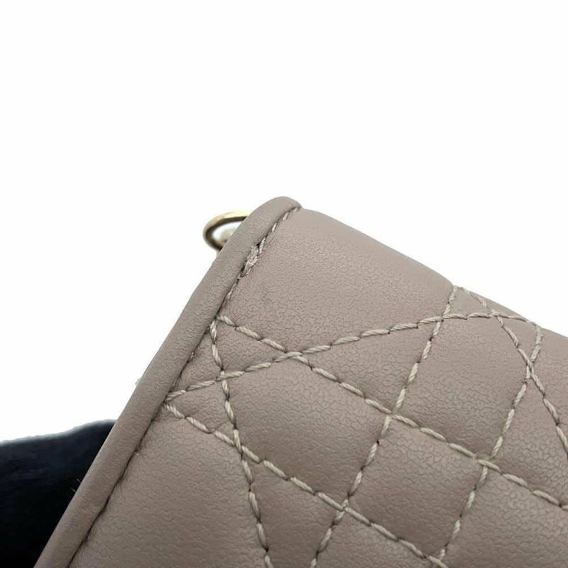 クリスチャン・ディオール 三つ折り財布 レディディオール ロータスウォレット カナージュ S0181ONMJ