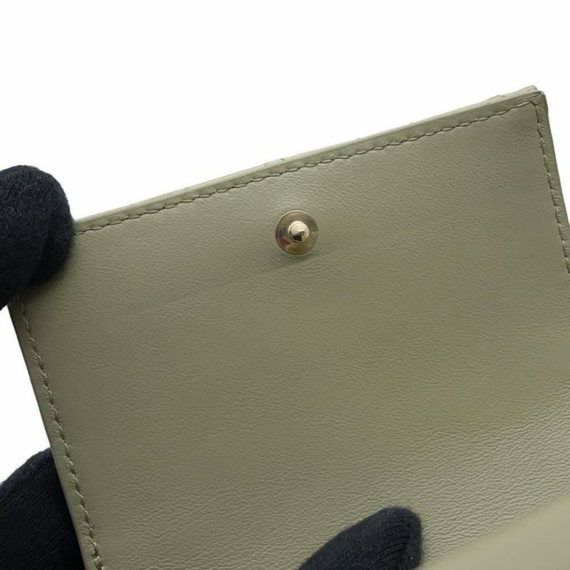 クリスチャン・ディオール 三つ折り財布 レディディオール ロータスウォレット カナージュ S0181OVRB 財布