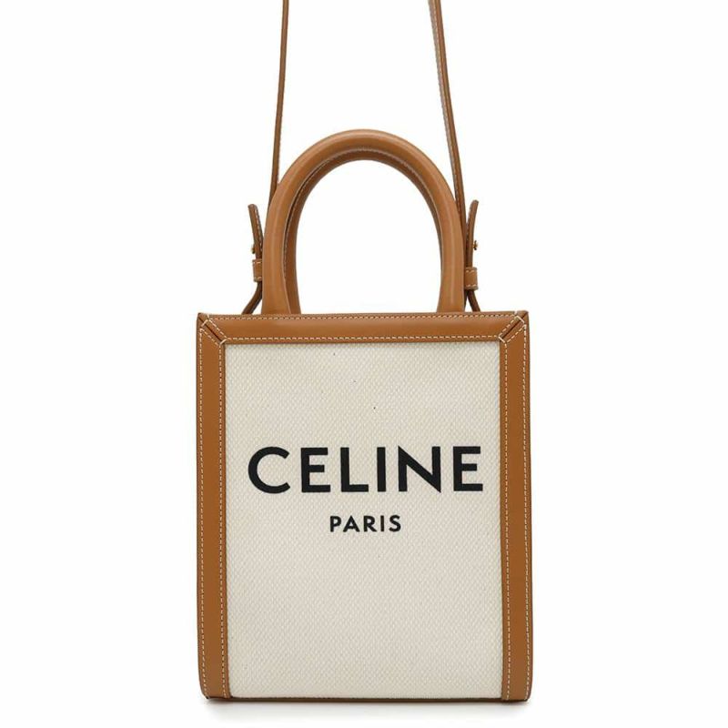 セリーヌ ハンドバッグ バーティカルカバ ミニ ロゴ 193302 CELINE 2way