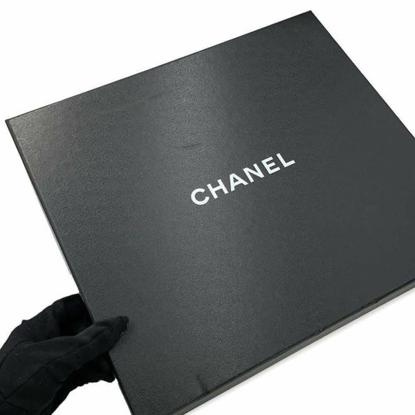 シャネル ショートブーツ ココマーク レースアップ パテント フェイクパール レディースサイズ37 1/2C G33169 靴 黒