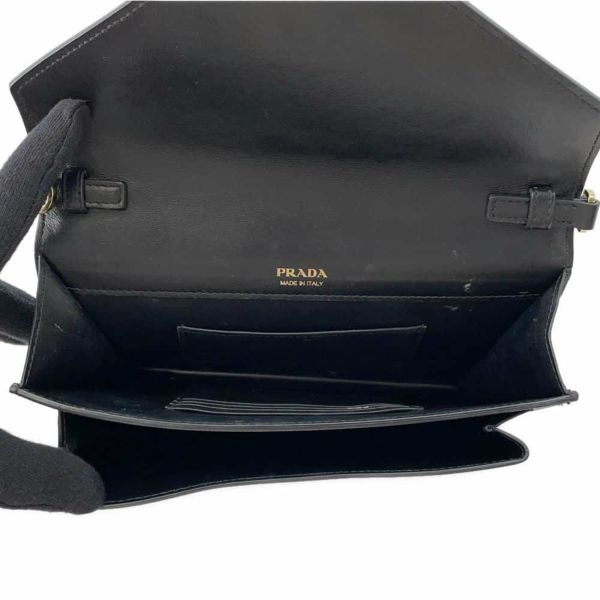 プラダ ショルダーバッグ サフィアーノレザー 1BP020 PRADA バッグ 黒