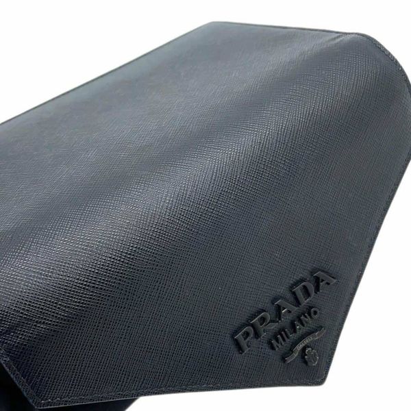 プラダ ショルダーバッグ サフィアーノレザー 1BP020 PRADA バッグ 黒