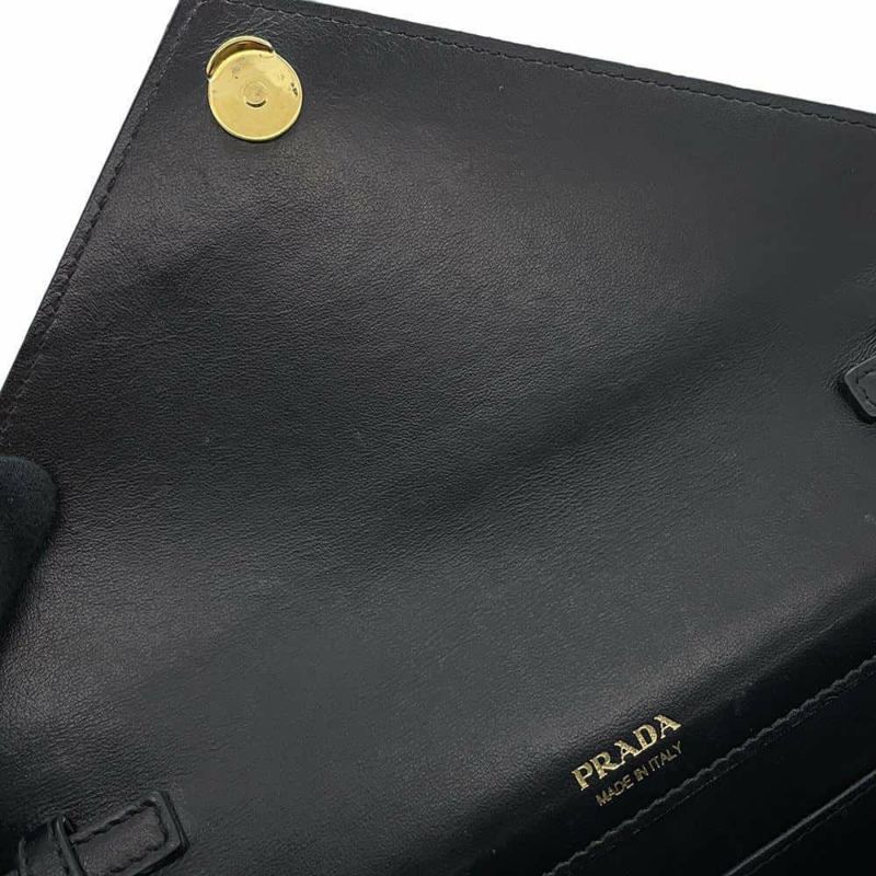 プラダ ショルダーバッグ サフィアーノレザー 1BP020 PRADA バッグ 黒