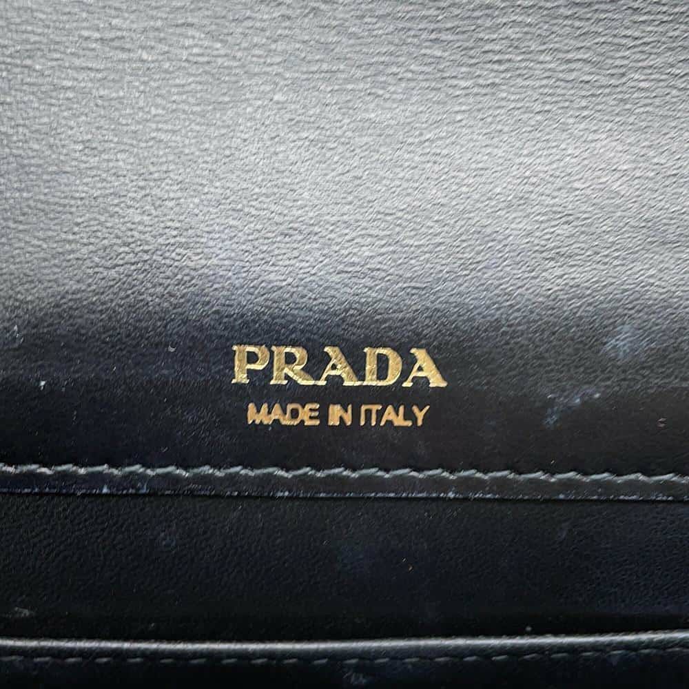 プラダ ショルダーバッグ サフィアーノレザー 1BP020 PRADA バッグ 黒