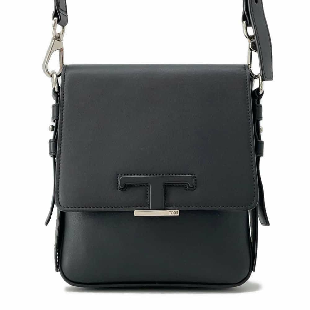 トッズ ショルダーバッグ Tタイムレス XBMTSIC0100RLXB999 TOD'S バッグ 黒