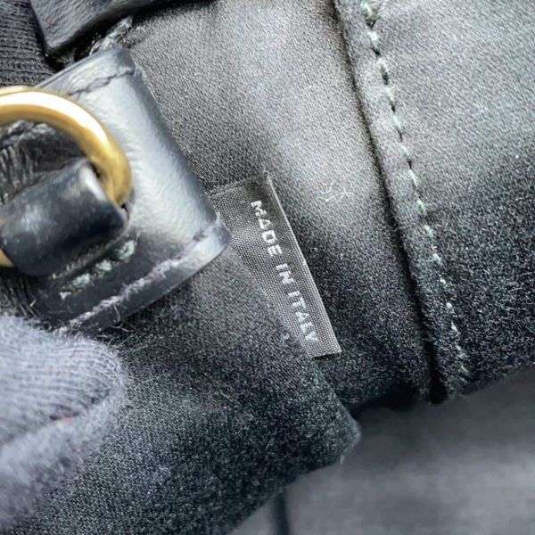 ミュウミュウ ハンドバッグ エンボスロゴ レザー 5BA243 Miu Miu 2wayショルダーバッグ 黒