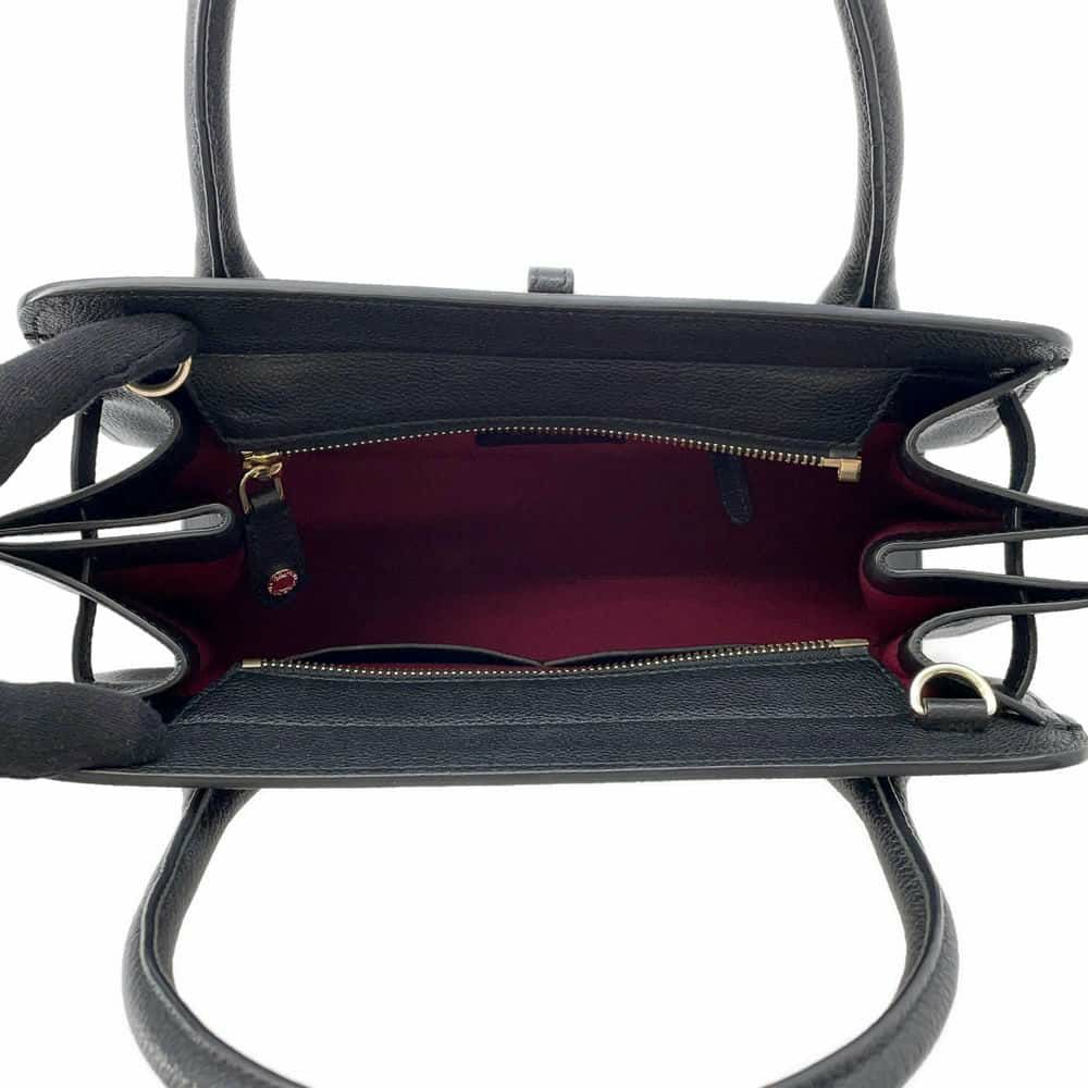 ブルガリ ハンドバッグ アルバ レザー BVLGARI 2wayショルダーバッグ 黒 白