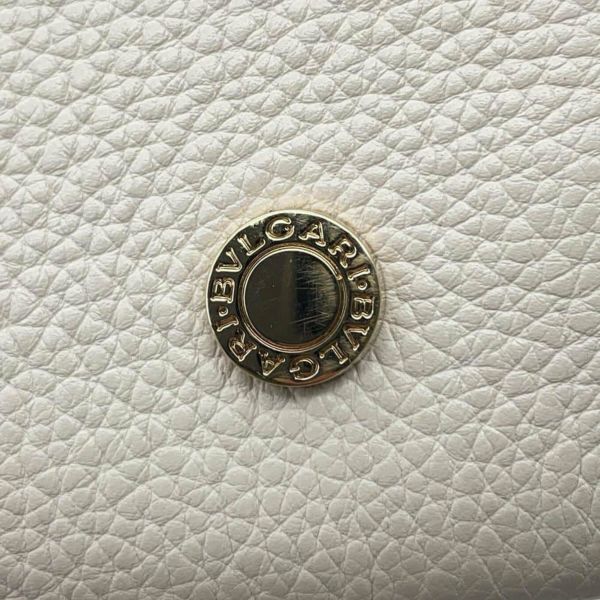 ブルガリ ハンドバッグ アルバ レザー BVLGARI 2wayショルダーバッグ 黒 白