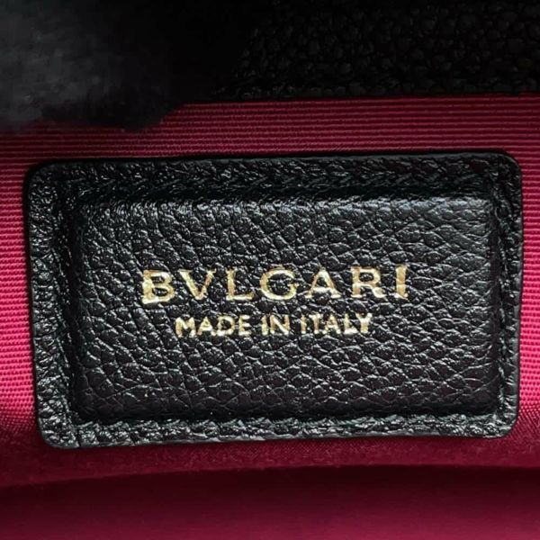 ブルガリ ハンドバッグ アルバ レザー BVLGARI 2wayショルダーバッグ 黒 白