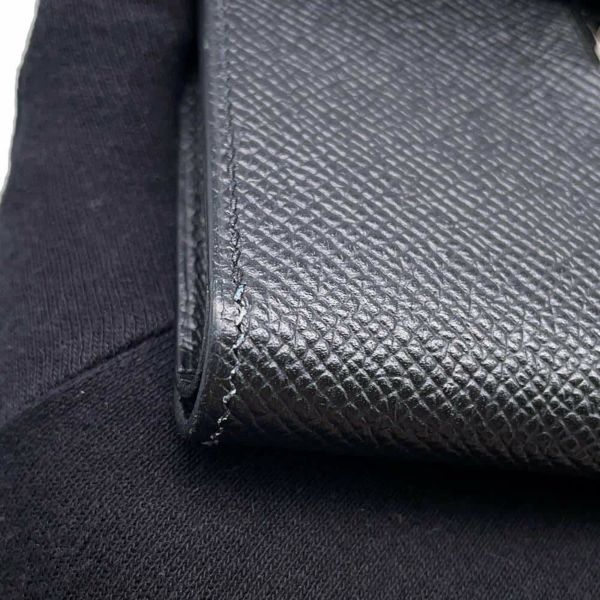 エルメス 三つ折り財布 クリック12 ブラック/シルバー金具 エプソン C刻印 HERMES 黒 財布