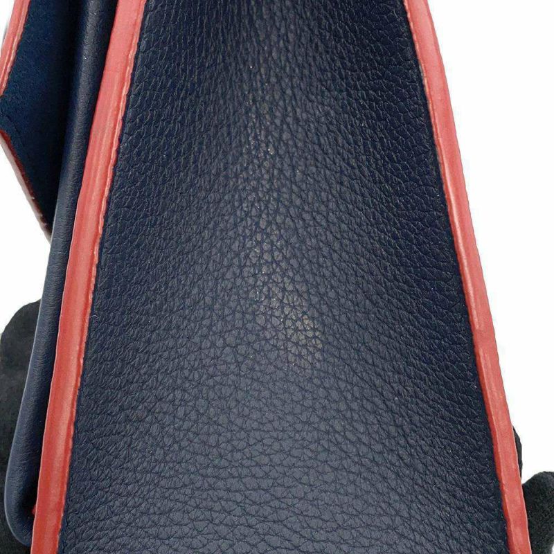 ルイヴィトン ショルダーバッグ ソフトカーフレザー マイロックミーBB M53196 LOUIS VUITTON ネイビー