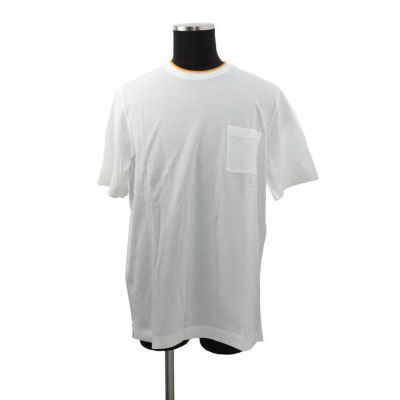 エルメス Ｔシャツ サドルステッチ コットン メンズサイズXXL HERMES アパレル 白 トップス