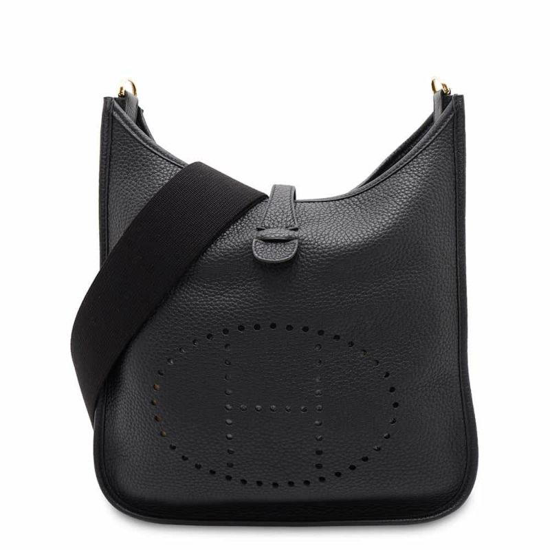 エルメス ショルダーバッグ エブリン3 PM ブラック/ゴールド金具 トリヨンクレマンス B刻印 黒