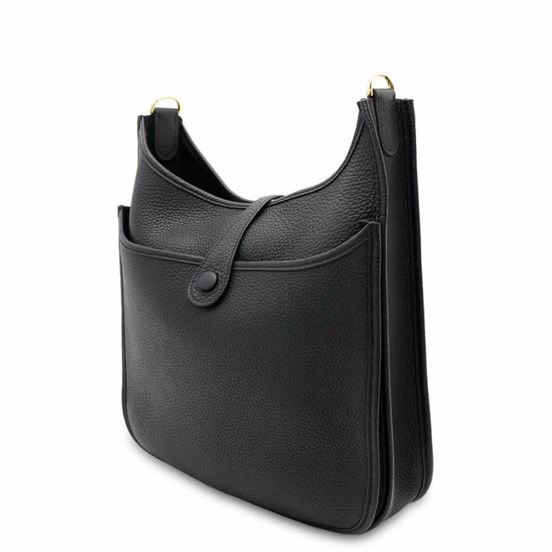エルメス ショルダーバッグ エブリン3 PM ブラック/ゴールド金具 トリヨンクレマンス B刻印 黒