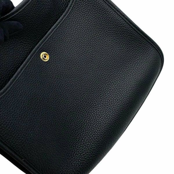 エルメス ショルダーバッグ エブリン3 PM ブラック/ゴールド金具 トリヨンクレマンス B刻印 黒