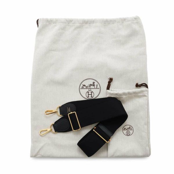 エルメス ショルダーバッグ エブリン3 PM ブラック/ゴールド金具 トリヨンクレマンス B刻印 黒