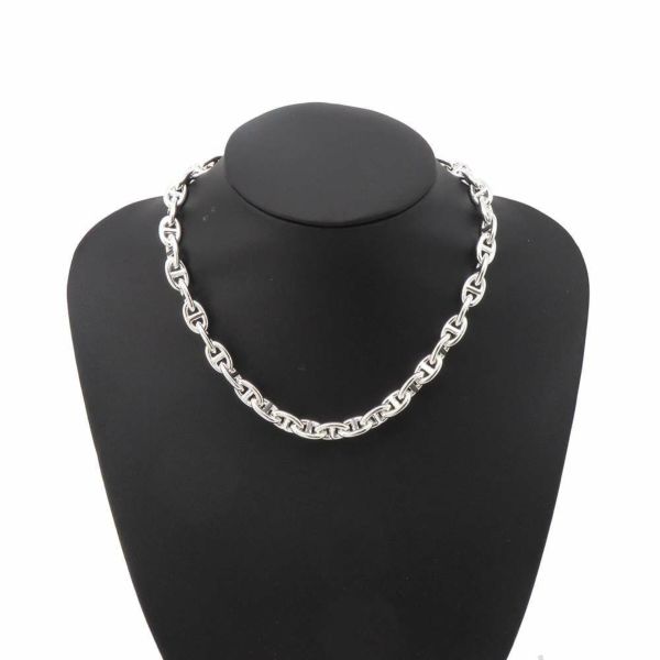 エルメス ネックレス シェーヌダンクルPM 43コマ SV925シルバー HERMES Chaine d Ancre チョーカー