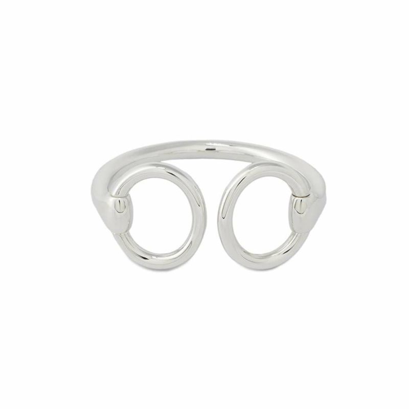 エルメス ブレスレット ナウシカ バングル SV925シルバー サイズSH HERMES ジュエリー