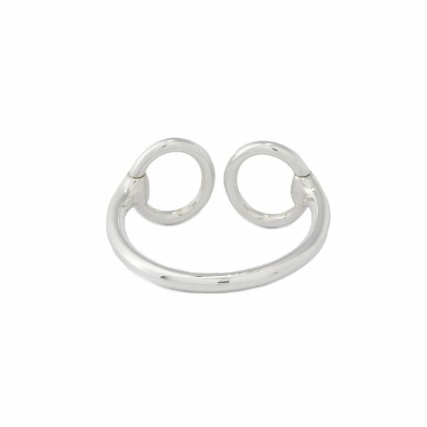 エルメス ブレスレット ナウシカ バングル SV925シルバー サイズSH HERMES ジュエリー