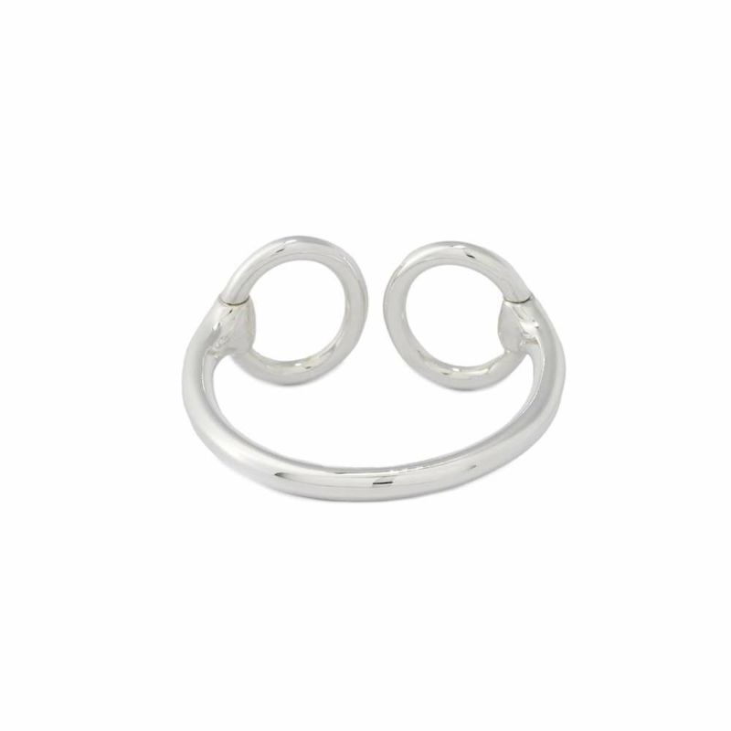 エルメス ブレスレット ナウシカ バングル SV925シルバー サイズSH HERMES ジュエリー