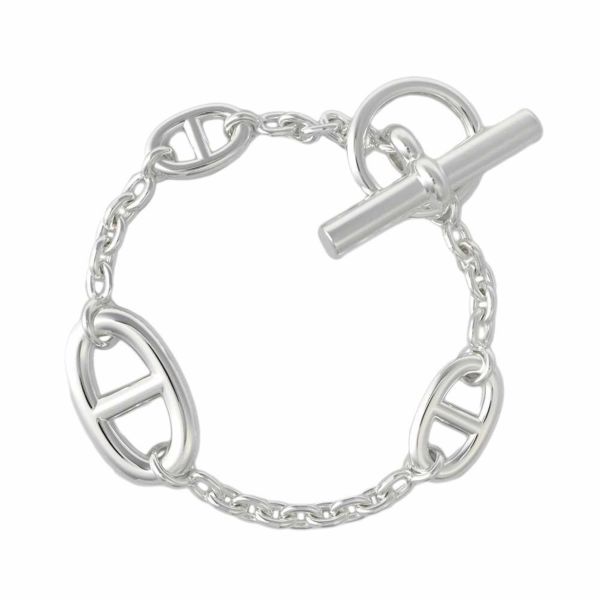 エルメス ブレスレット シェーヌダンクル ファランドール SV925シルバー サイズSH HERMES