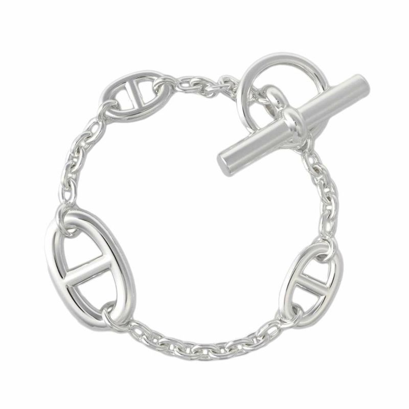 エルメス ブレスレット シェーヌダンクル ファランドール SV925シルバー サイズSH HERMES