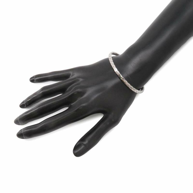 シャネル ブレスレット ココクラッシュ ミニモデル K18WGホワイトゴールド サイズM J12621 CHANEL ジュエリー