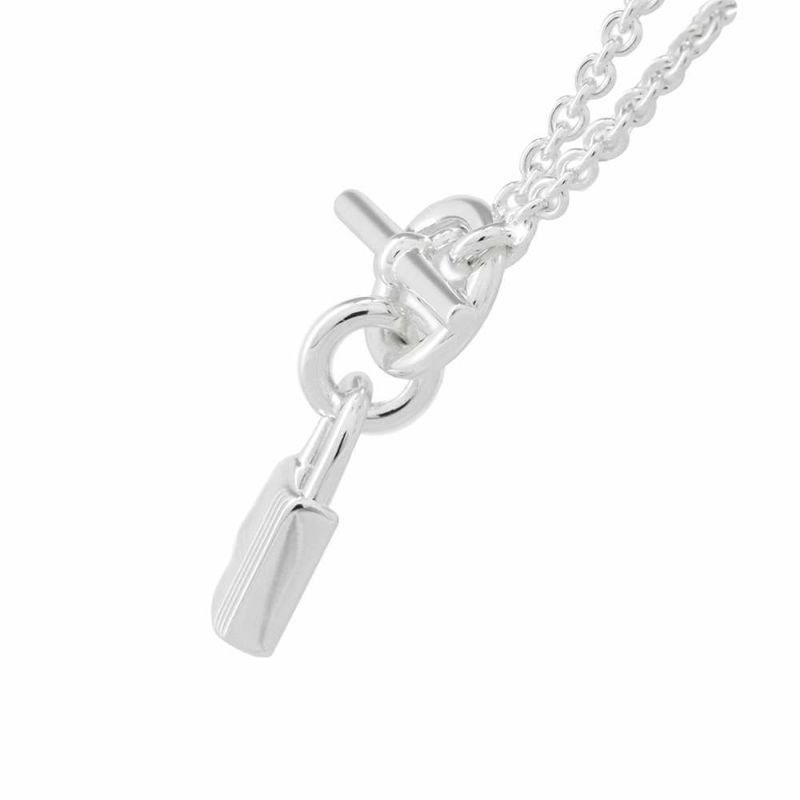 エルメス ネックレス アミュレット ケリー・カデナ SV925シルバー HERMES ペンダント ジュエリー