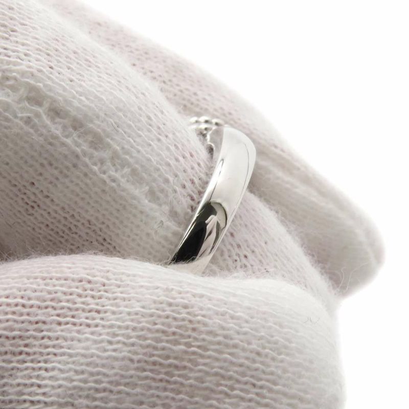 ヴァンクリーフ&アーペル リング ヴィンテージ アルハンブラ リング マザーオブパール ダイヤ 1P 0.05ct K18WG サイズ52 VCARF48900