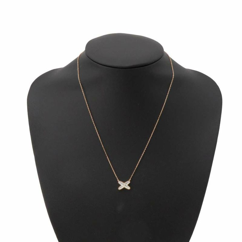 ショーメ ネックレス ジュ ドゥ リアン ペンダント ダイヤモンド 1P 0.01ct K18PG マザーオブパール 082930 CHAUMET ジュエリー