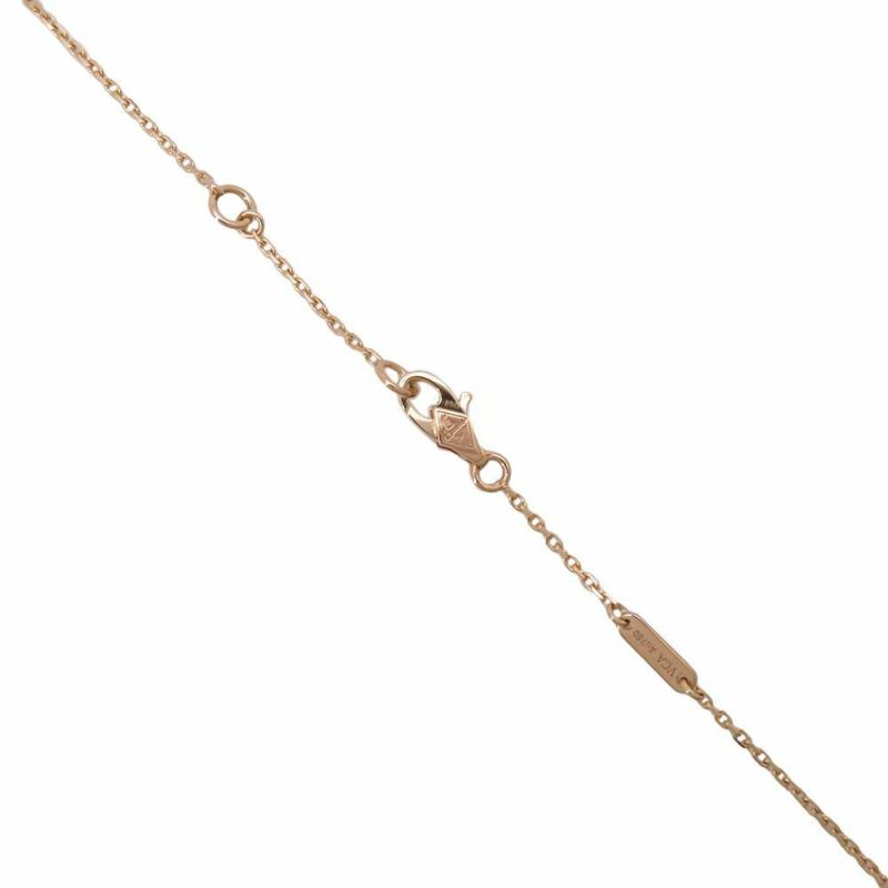 ヴァンクリーフ＆アーペル ネックレス スウィート アルハンブラ ペンダント カーネリアン K18PGピンクゴールド VCARN59M00