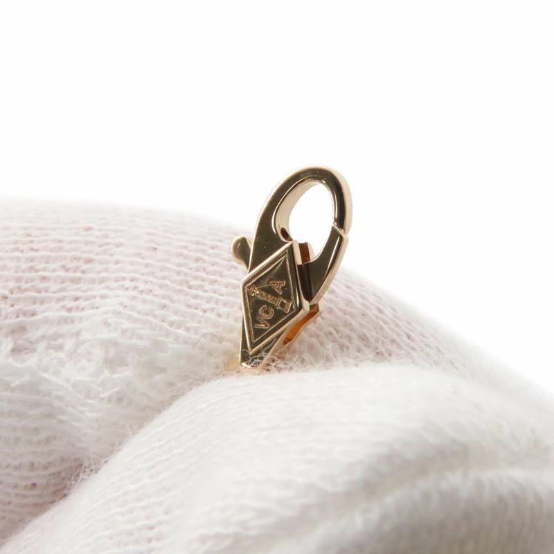 ヴァンクリーフ＆アーペル ネックレス スウィート アルハンブラ ペンダント カーネリアン K18PGピンクゴールド VCARN59M00