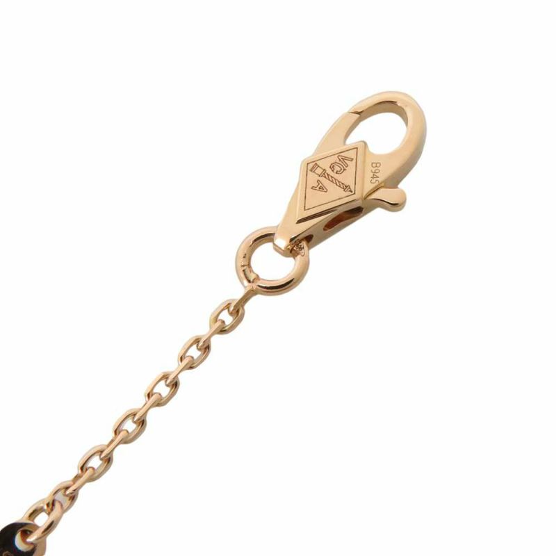 ヴァンクリーフ＆アーペル ネックレス スウィート アルハンブラ ペンダント カーネリアン K18PGピンクゴールド VCARN59M00