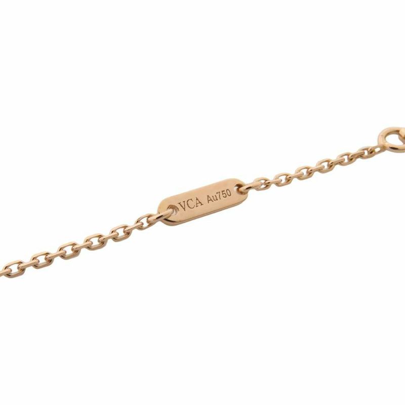 ヴァンクリーフ＆アーペル ネックレス スウィート アルハンブラ ペンダント カーネリアン K18PGピンクゴールド VCARN59M00