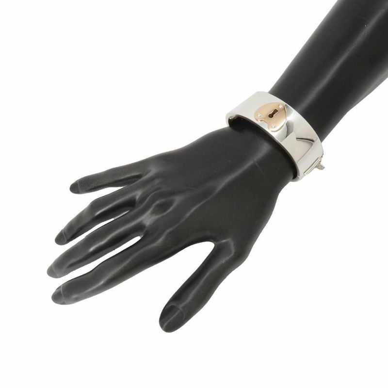 ティファニー ブレスレット ハートロック キー バングル SV925シルバー K18PGピンクゴールド Tiffany&Co. ジュエリー