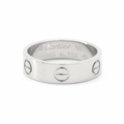 ティファニー リング ウェーブ 3ロウリング ダイヤモンド0.05ct