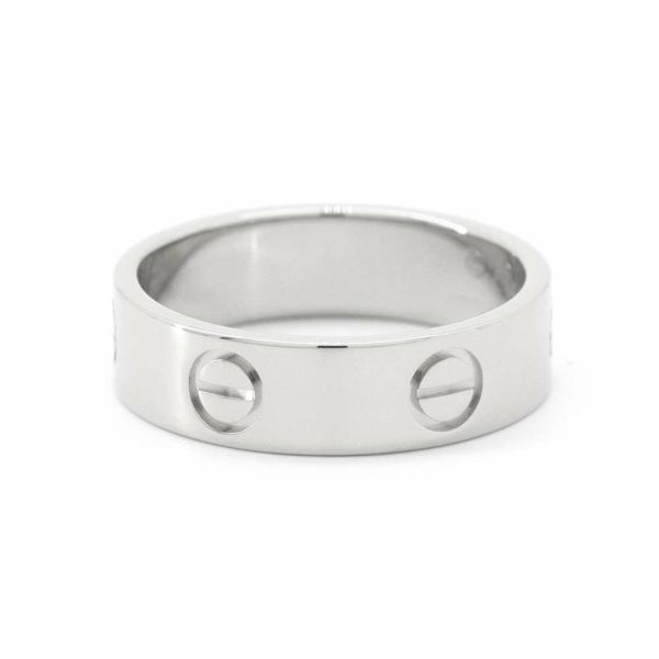 カルティエ リング ラブリング クラシックモデル K18WG リングサイズ55 CRB4084755 Cartier 指輪 LOVEリング ジュエリー