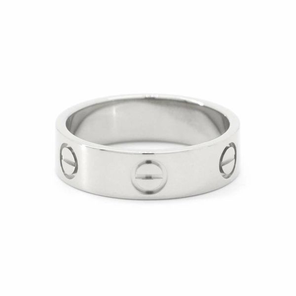 カルティエ リング ラブリング クラシックモデル K18WG リングサイズ55 CRB4084755 Cartier 指輪 LOVEリング ジュエリー