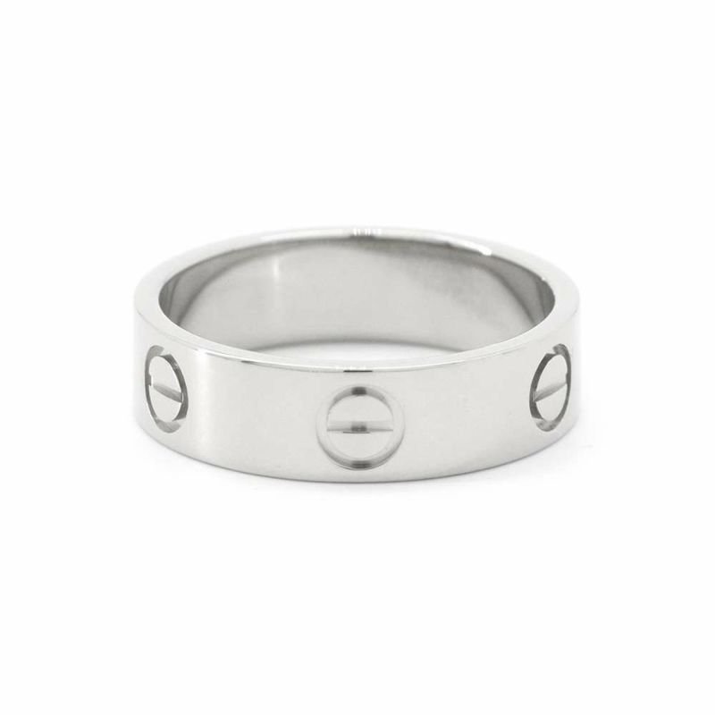 カルティエ リング ラブリング クラシックモデル K18WG リングサイズ55 CRB4084755 Cartier 指輪 LOVEリング ジュエリー